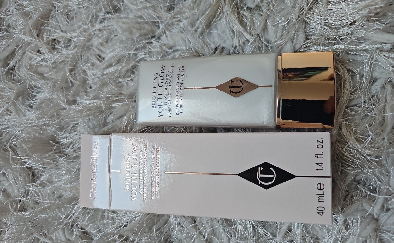 Charlotte Tilbury Brightening Youth Glow Primer – 40 ml, Ophalen of Verzenden, Nieuw, Gehele gezicht, Make-up