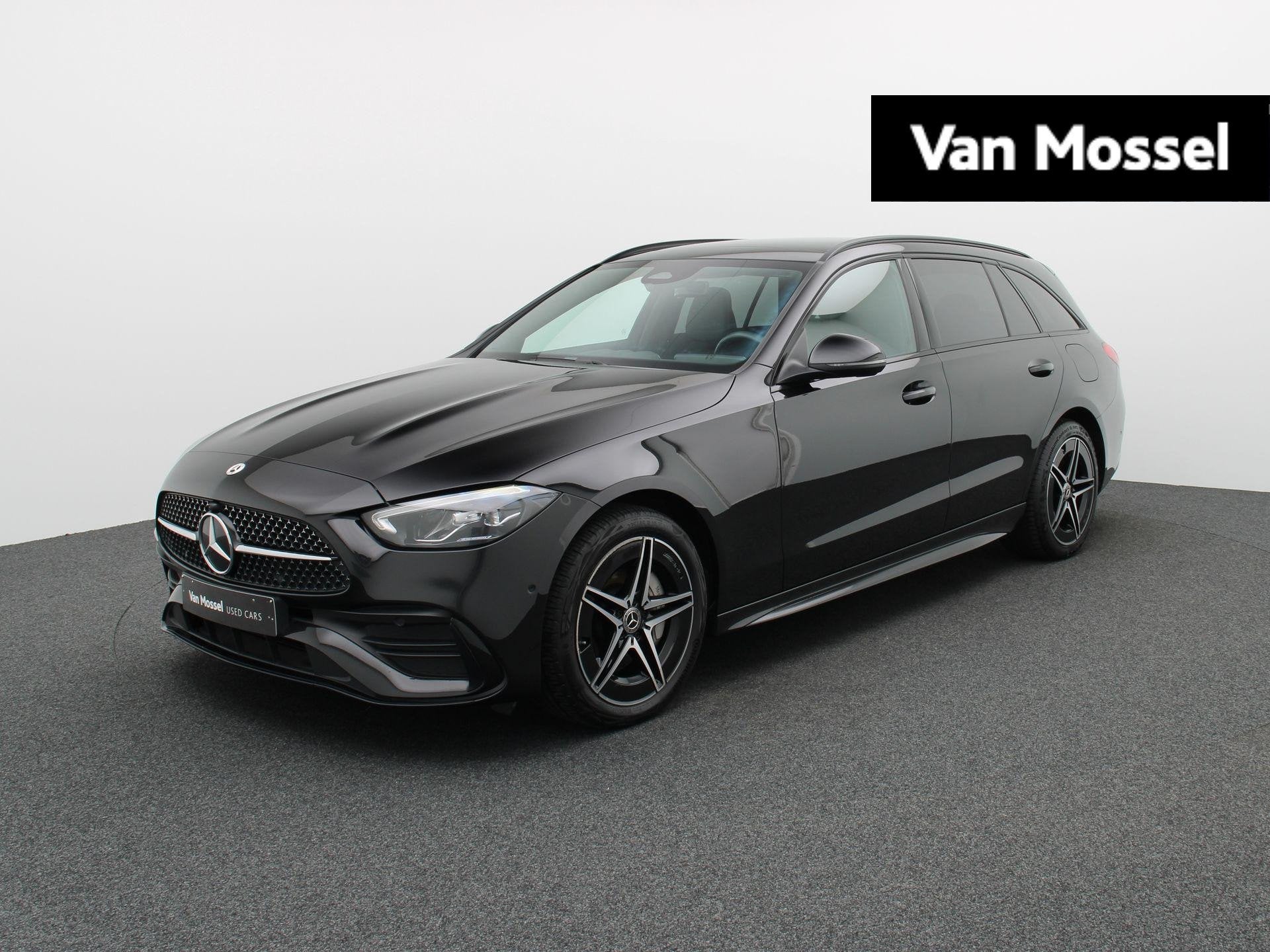Mercedes-Benz C-Klasse 300 e AMG Line Estate + PANORAMISCH D, Autos, Achat, 1800 kg, Noir, Automatique