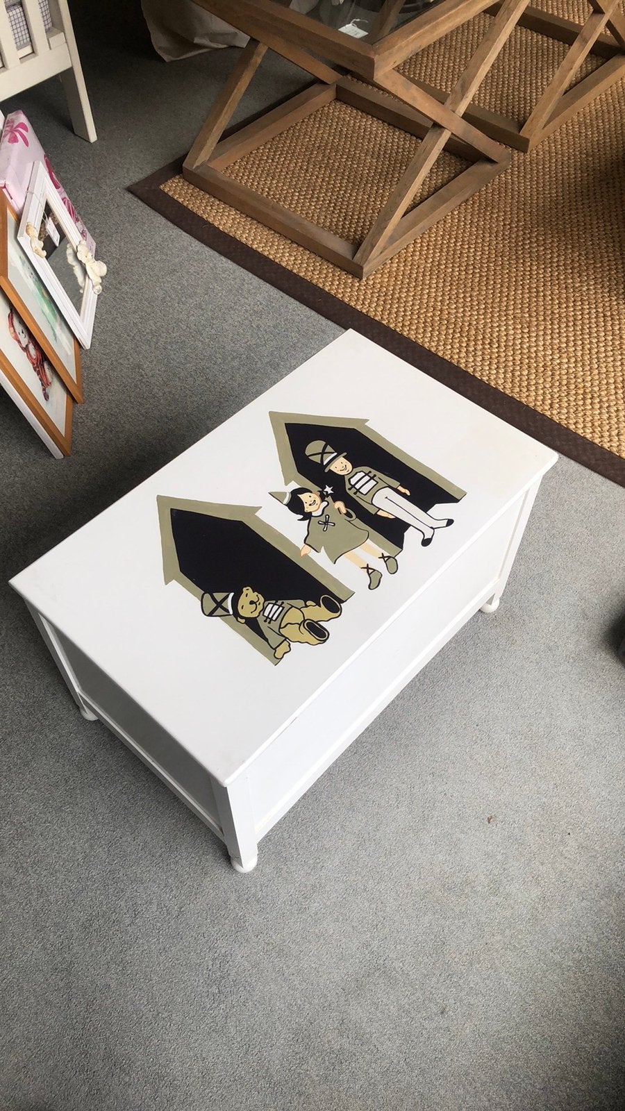 Coffre à jouets en bois, Maison & Meubles, Accessoires pour la Maison | Coffres, Enlèvement, Comme neuf
