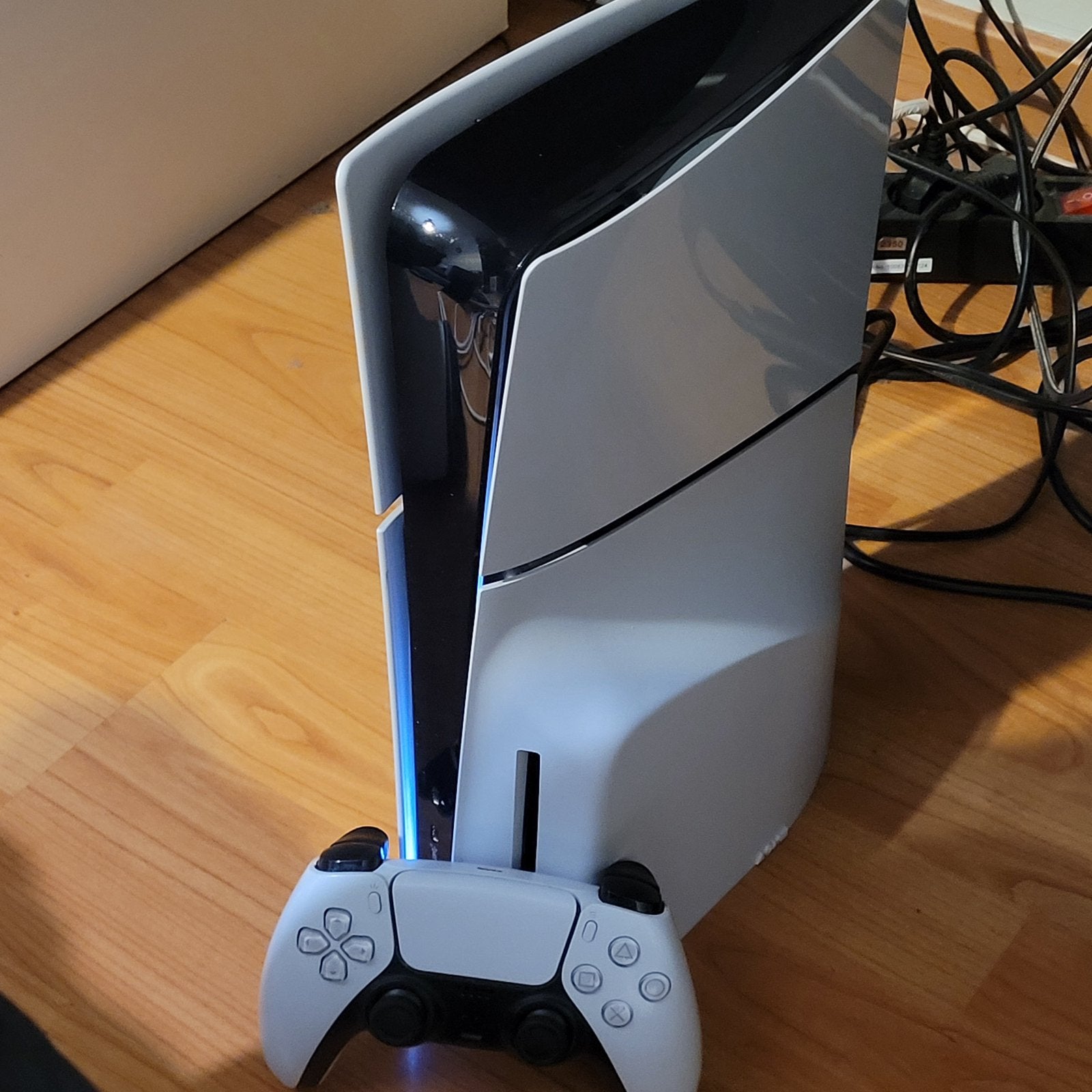 Ps5 slim + lecteur cd + 1 manette, Enlèvement, Comme neuf