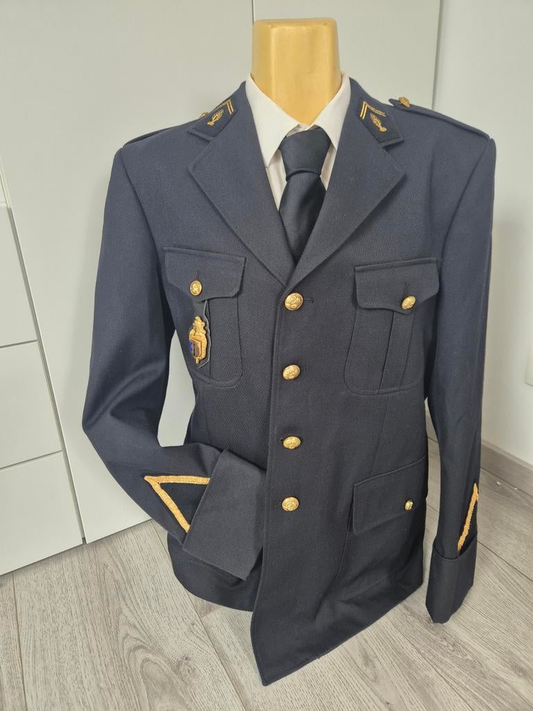 Vintage Frans Militaire Uitgaansjas 9e LGM - Large, Ophalen of Verzenden, Landmacht