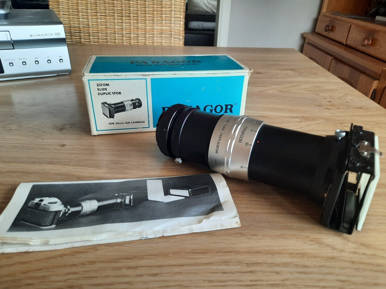 Panagor zoom slide duplicator voor SLR camera., Enlèvement ou Envoi, Utilisé, Accessoires