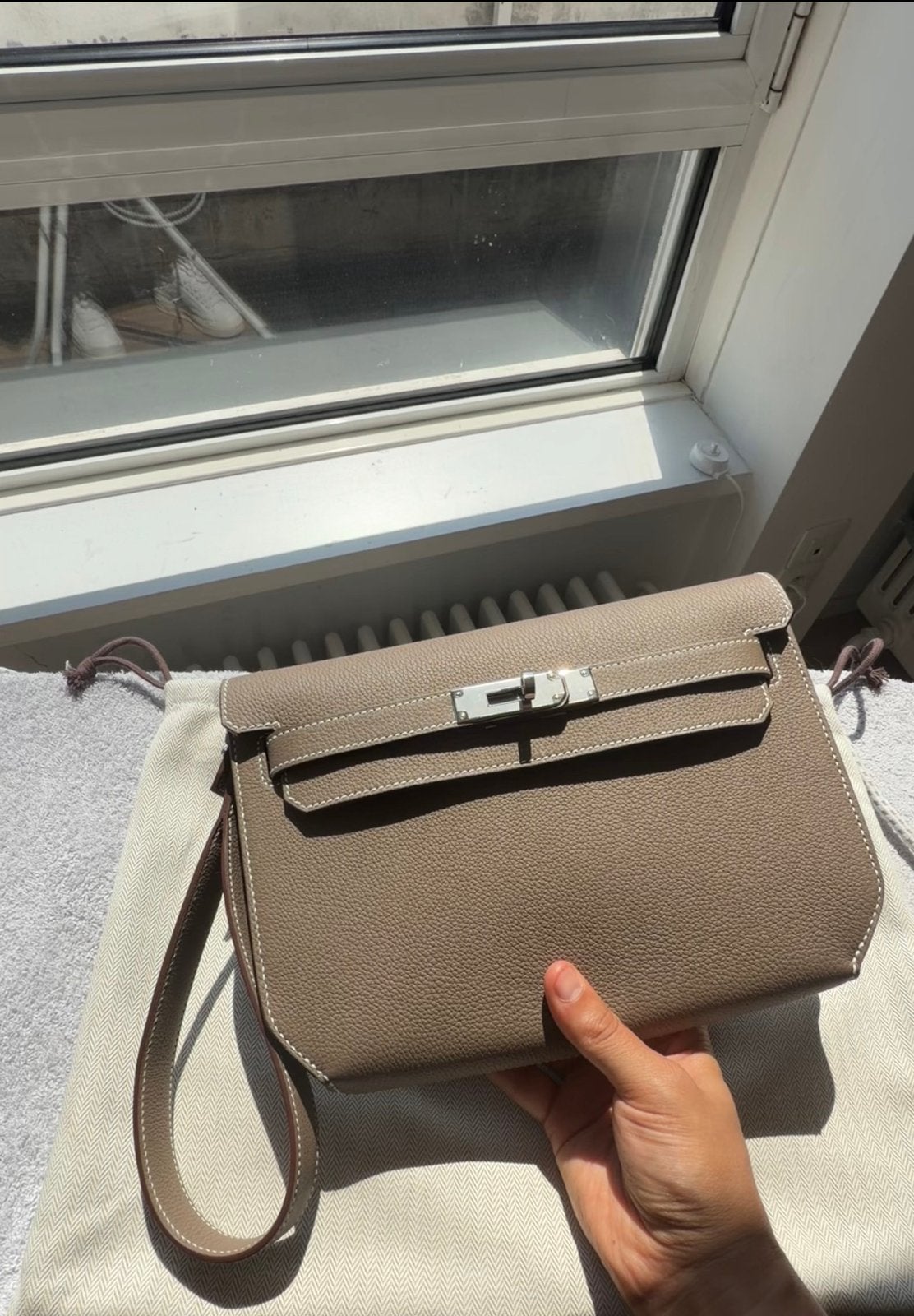 Pochette Kelly Depeche Hermes, Handtassen en Accessoires, Ophalen, Zo goed als nieuw