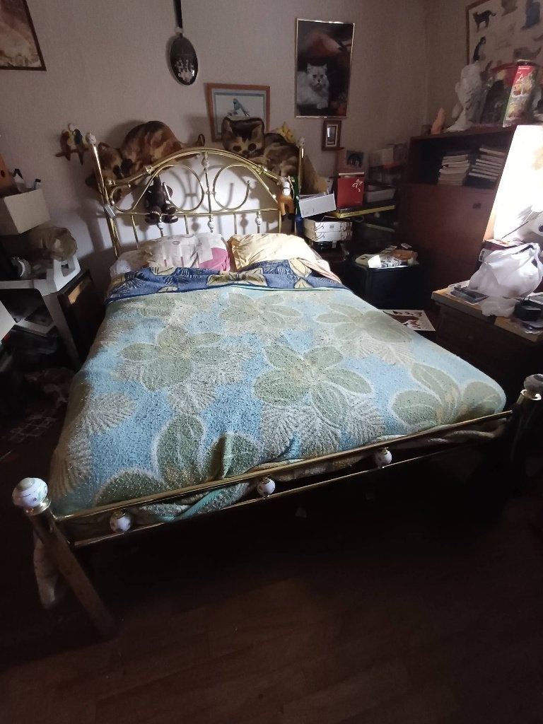Bed, Ophalen, Overige kleuren, Tweepersoons, Zo goed als nieuw