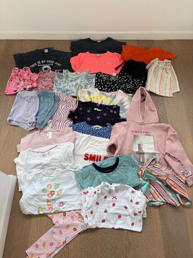 Pakket 24 stuks maat 140, Kinderen en Baby's, Kinderkleding | Maat 140, Ophalen of Verzenden, Zo goed als nieuw, Meisje