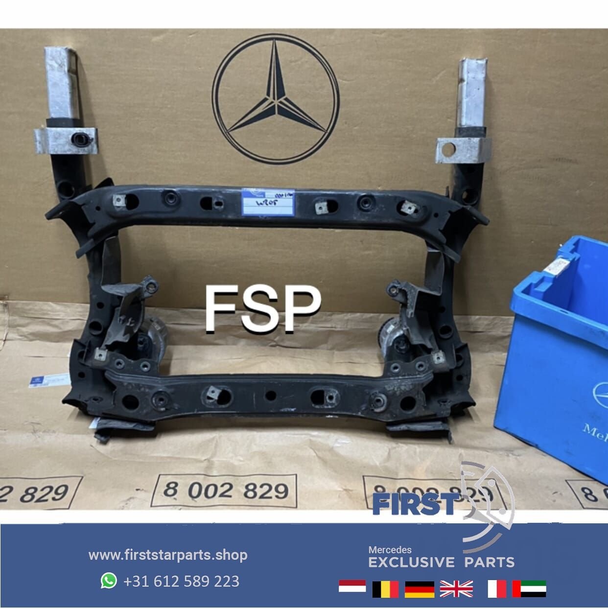 W205 Mercedes C Klasse SUBFRAME COMPLEET 2014-2021 origineel, -, -, -