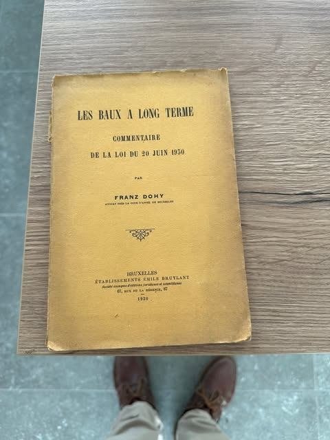 les baux à long terme 1930 Franz Dohy, Antiquités & Art, Enlèvement ou Envoi, Franz Dohy