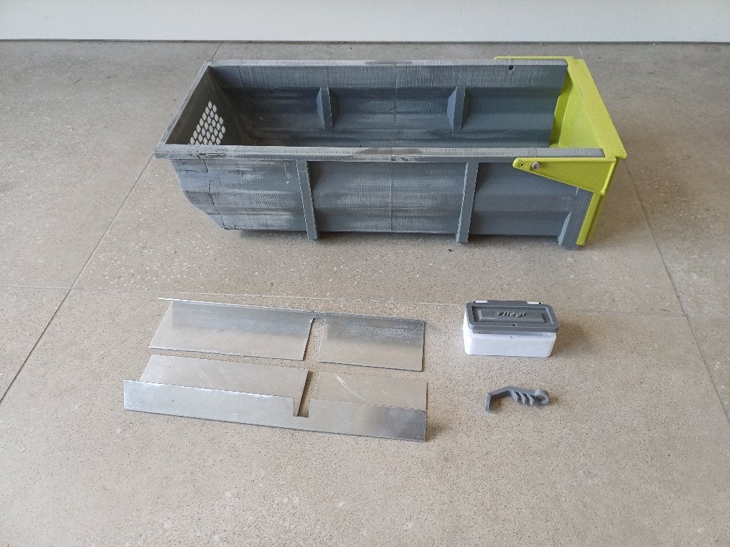 Fliegl TMK Kipbak 1/14 (Blocher, Lesu, ...), Enlèvement ou Envoi, Comme neuf