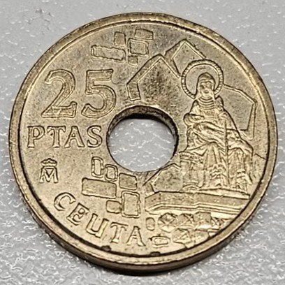 Espagne : 25 Pesetas 1998 Ceuta KM #990 Ref 16887, Enlèvement ou Envoi, Autres pays, Monnaie en vrac