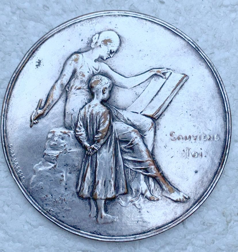 Medaille, penning Comite Provencial Secours, Brabant 1914-19, Verzamelen, Ophalen of Verzenden, Overige soorten, Lintje, Medaille of Wings