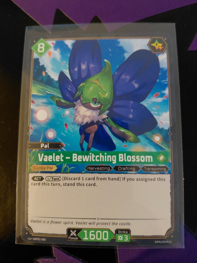 Palworld: Vaelet – <U> EBP01-055 (PRISTINE), Enlèvement ou Envoi, Neuf, Carte(s) à jouer