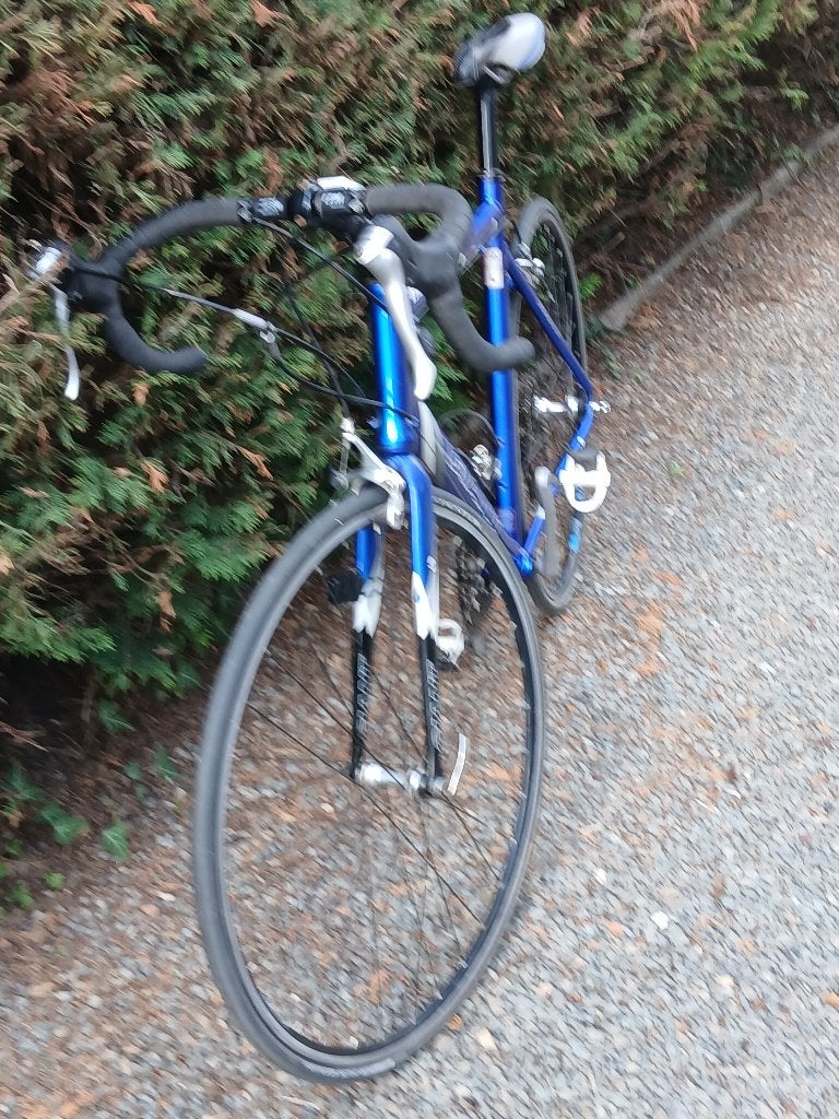 Koersfiets Heren GIANT, Ophalen, Velgrem, Giant, Zo goed als nieuw