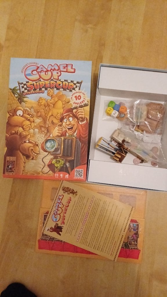 bordspel 999 games Camel Up Supercup uitbreiding nieuw, Een of twee spelers, Ophalen of Verzenden, Nieuw, 999 games