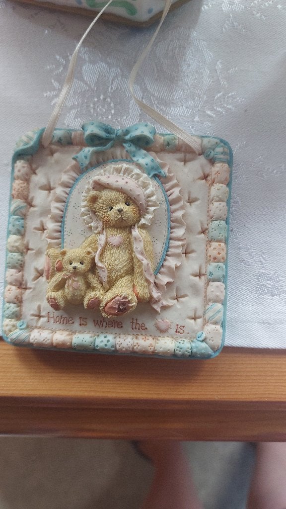 Cherished Teddies beeldje om op te hangen, Collections, Ours & Peluches, Statue, Cherished Teddies, Enlèvement