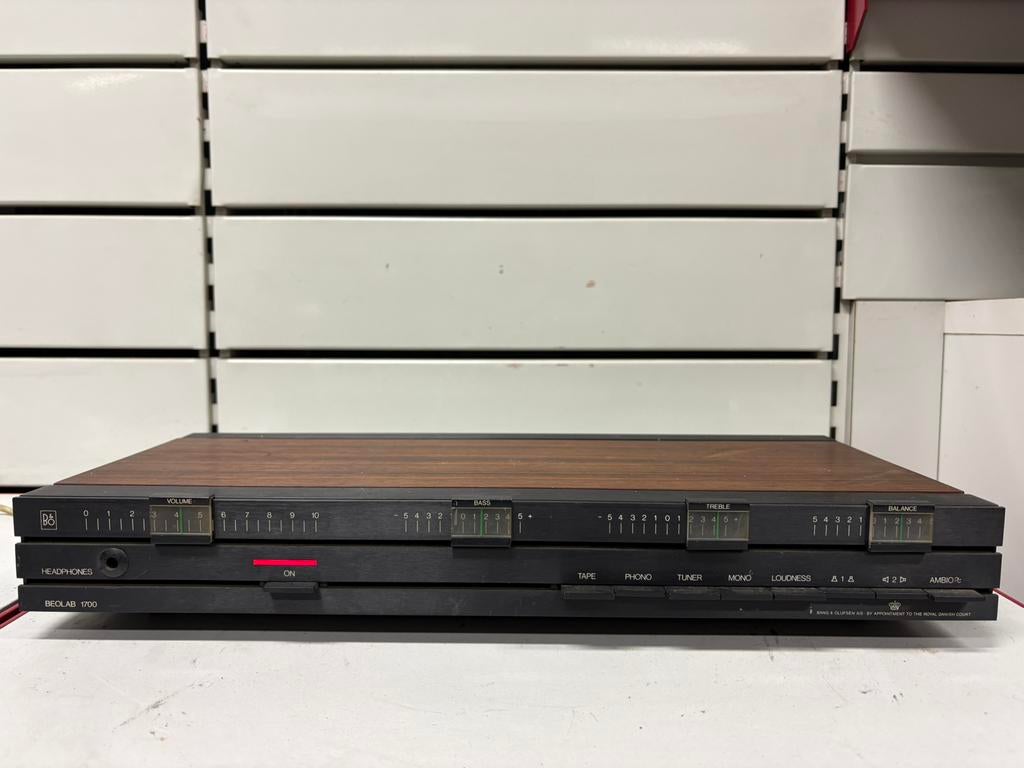 Bang & Olufsen Beolab 1700 Vintage versterker, Ophalen of Verzenden, Gebruikt, Bang & Olufsen