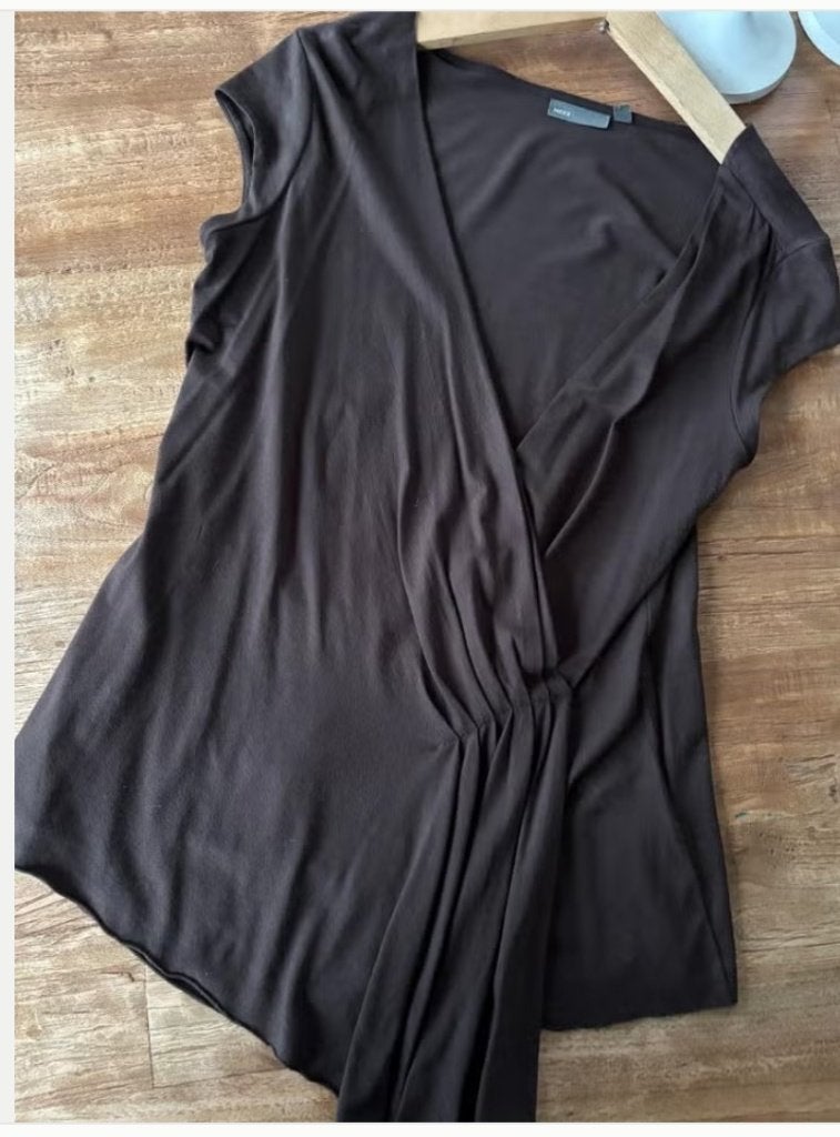 Blouse vintage maat L, Kleding | Dames, Blouses en Tunieken, Ophalen of Verzenden, Zo goed als nieuw, Maat 42/44 (L), Bruin
