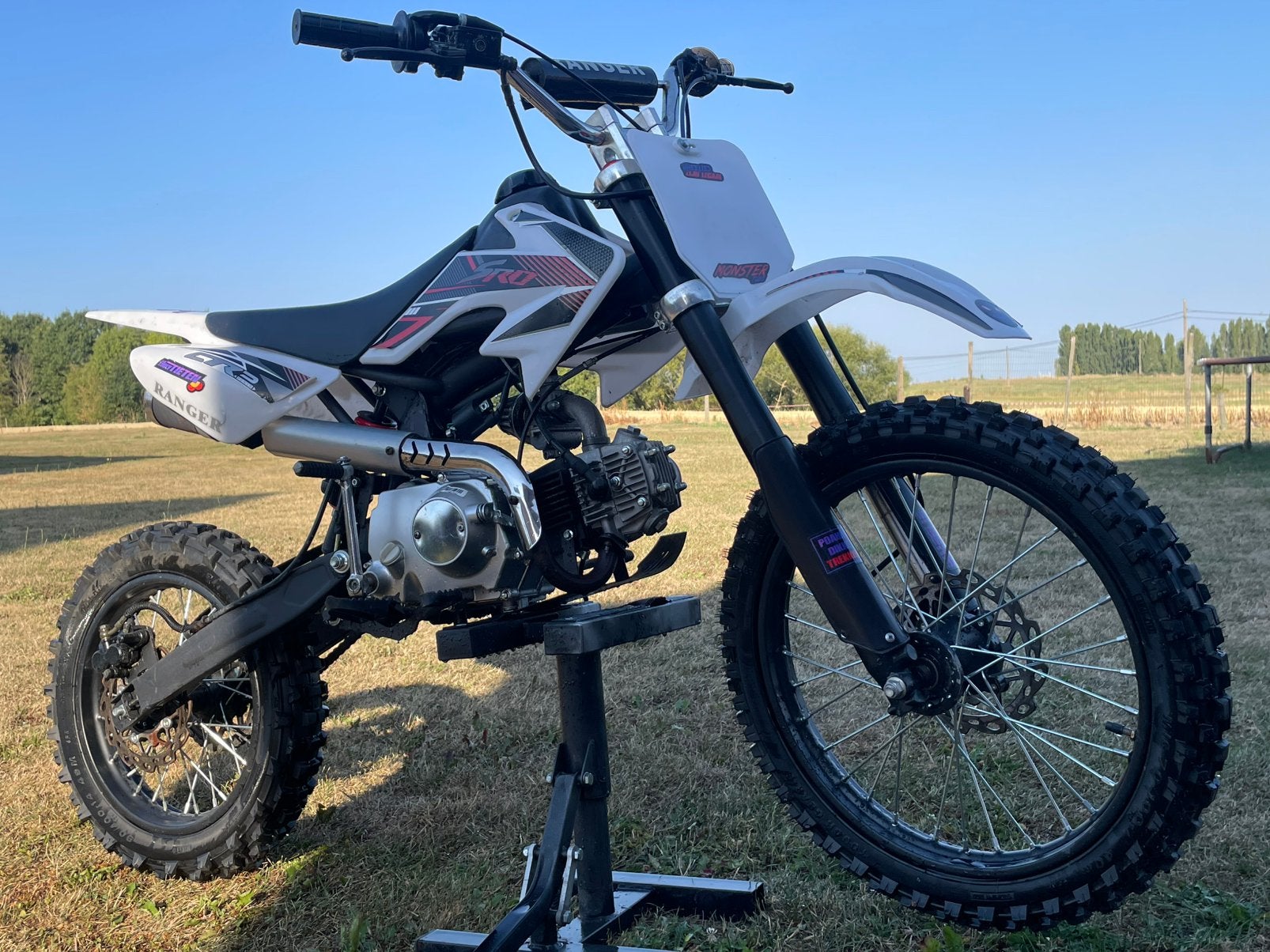 Crossmotor 125cc 4takt, Enlèvement