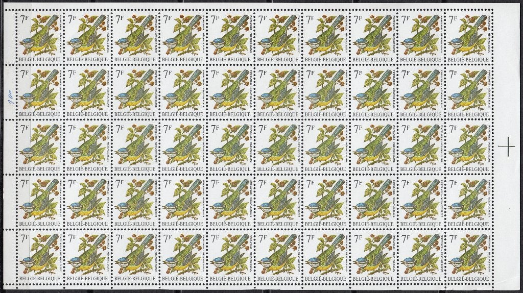 Vellen BUZIN – 5x 2261 Pimpelmees aan -50%, Timbres & Monnaies, Enlèvement ou Envoi, Non oblitéré, Gomme originale