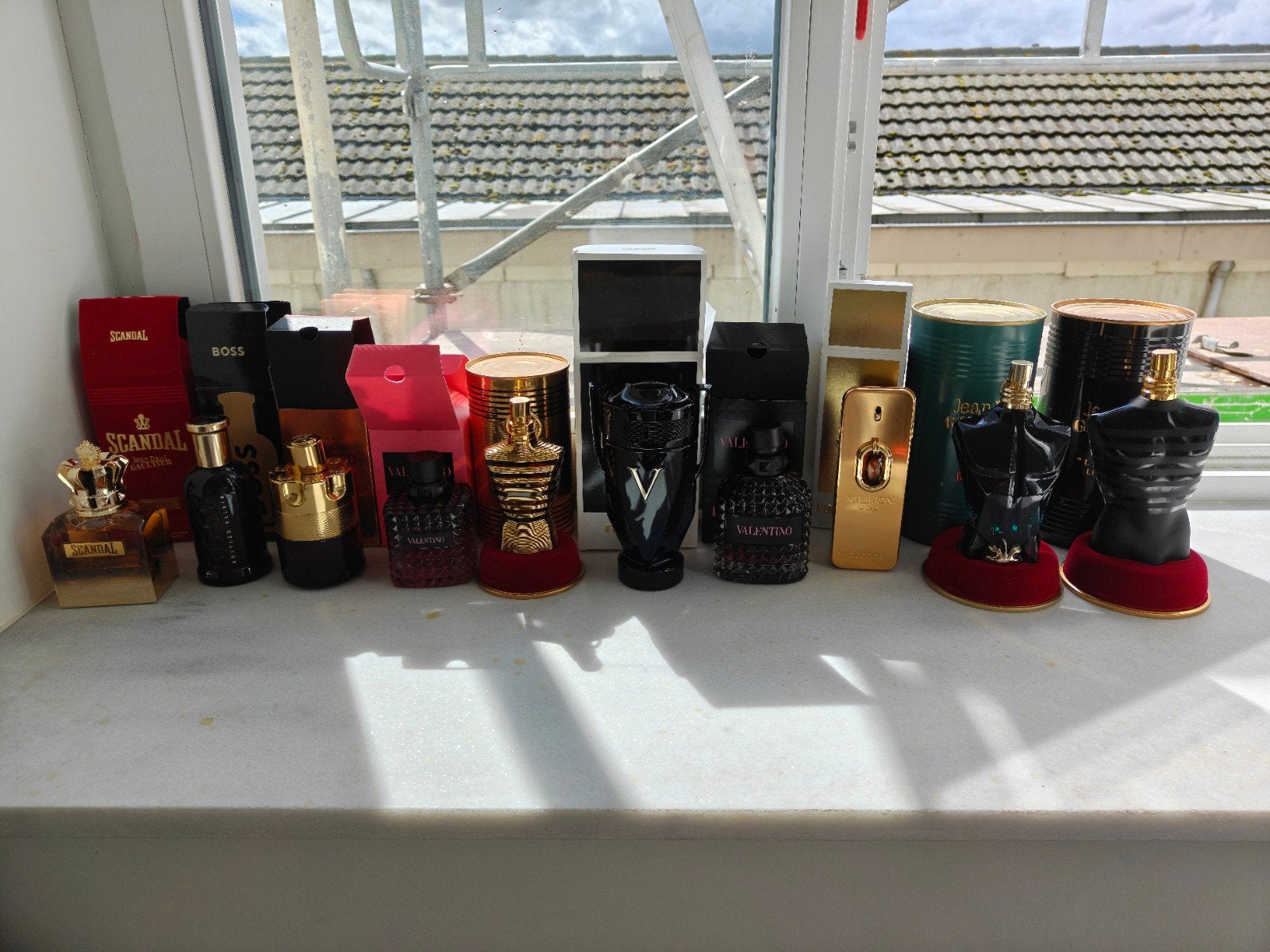 collectie heren parfums, Verzamelen, Verzenden, Nieuw, Gevuld, Parfumfles