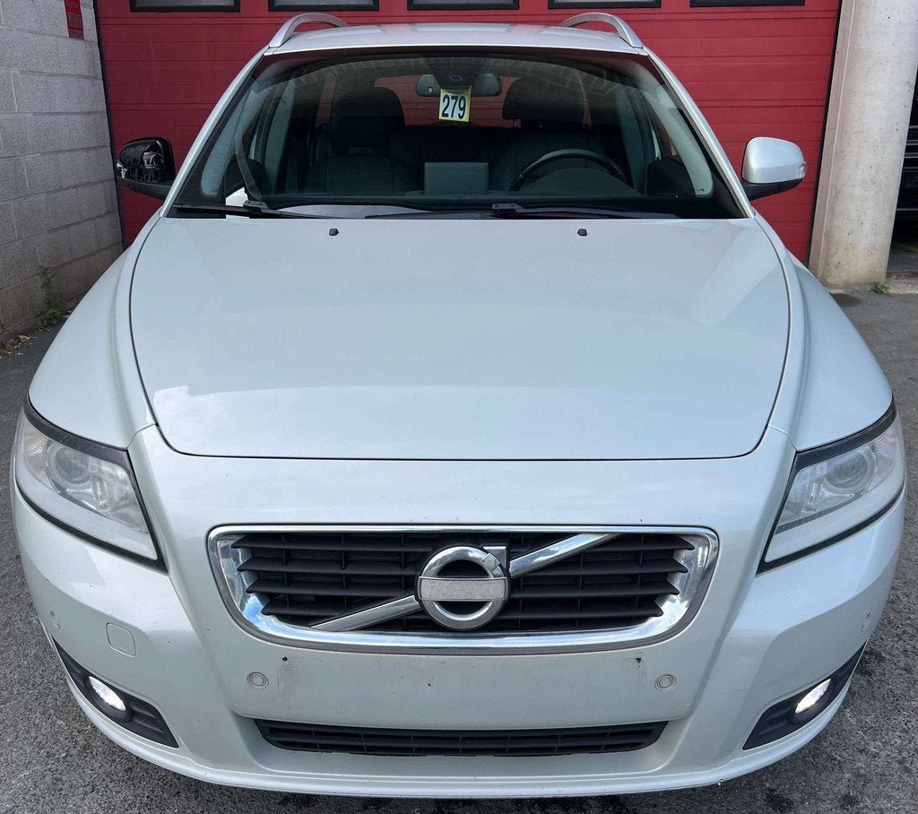 Volvo V50 1.6 D DRIVe Business Edition (bj 2012), Auto's, Euro 5, Zwart, 4 cilinders, Leder
