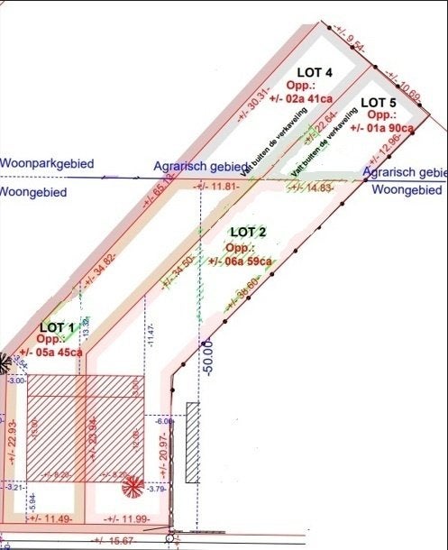 terrain à vendre à Nossegem (Zaventem), Immo, Terrains & Terrains à bâtir, 500 à 1000 m², Ventes sans courtier