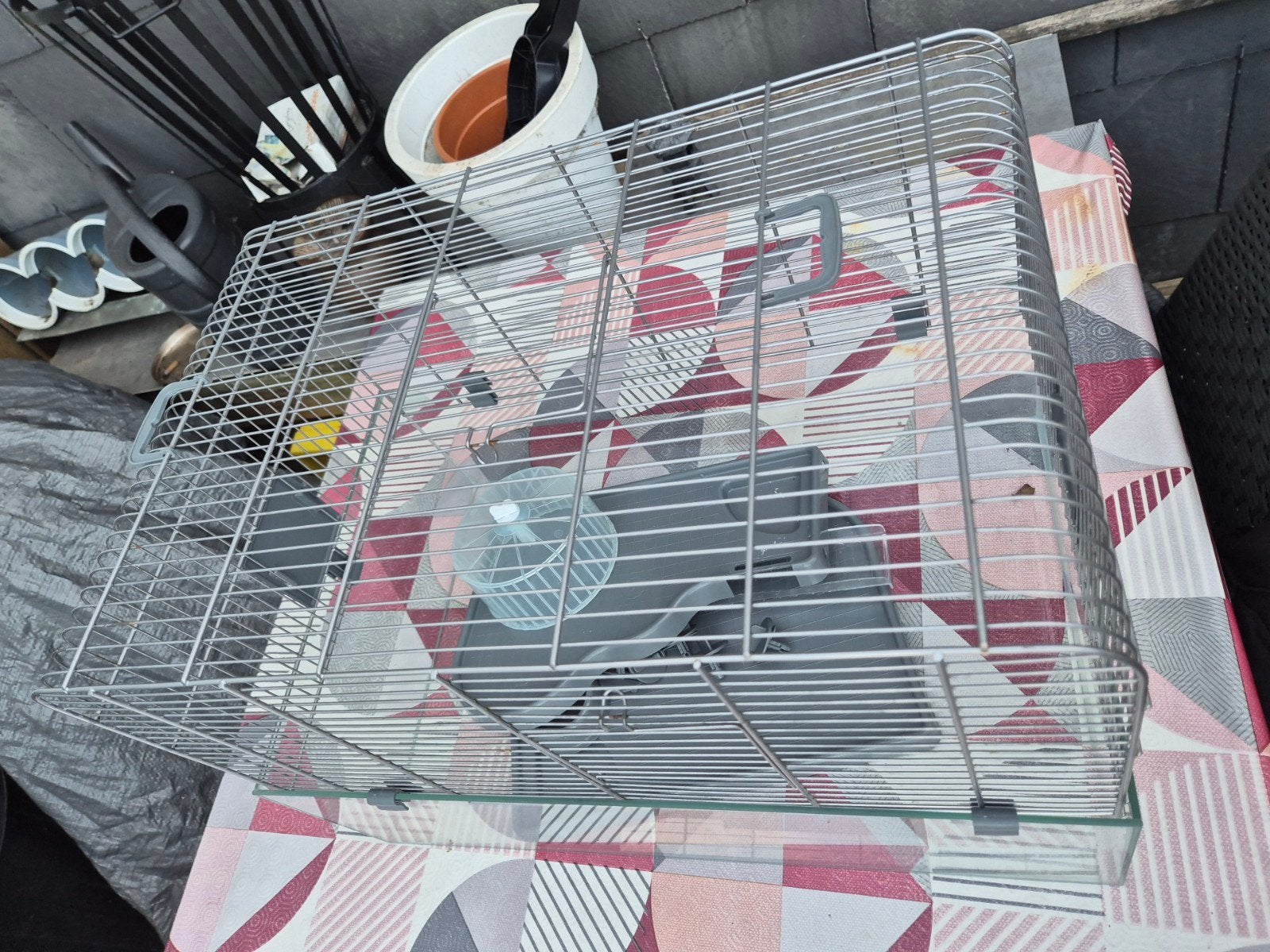 cage à hamster (cobaye), Animaux & Accessoires, Enlèvement, Comme neuf, Cage, Cobaye