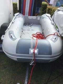 rubberboot Dinghy met Airdeck, Watersport en Boten, Rubberboten, Ophalen, Zo goed als nieuw, Benzine, Airdeck
