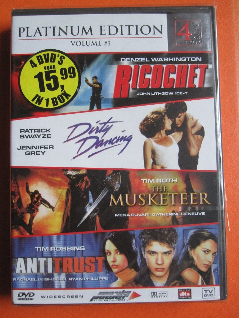 Platinum Edition - Volume #1 (4 films op 4 disc) nieuw in de, Engels, Vanaf 16 jaar, Nederlands, Ophalen of Verzenden