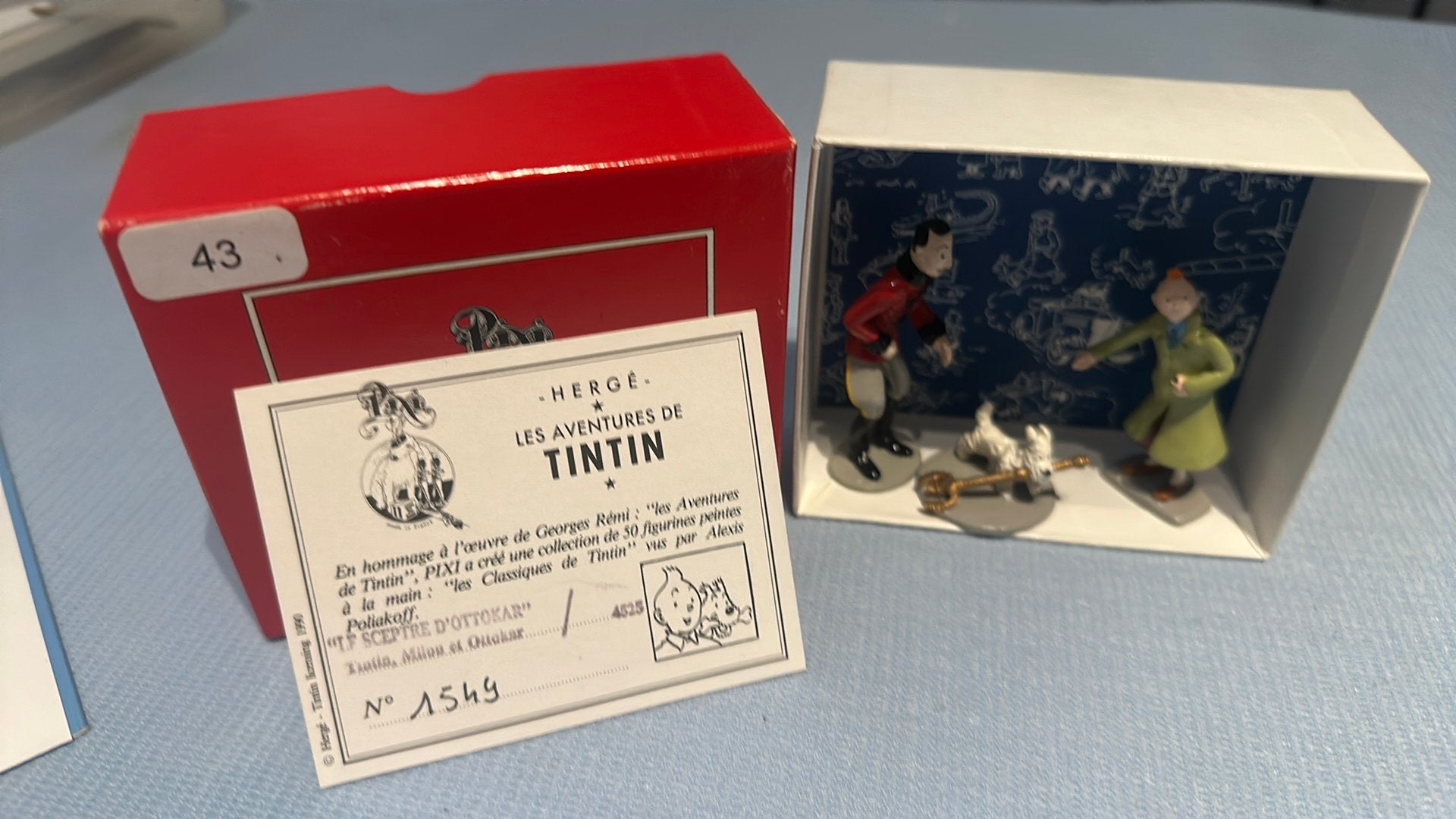 Tintin,Milou et Ottokar, Collections, Enlèvement ou Envoi, Tintin, Comme neuf, Statue ou Figurine