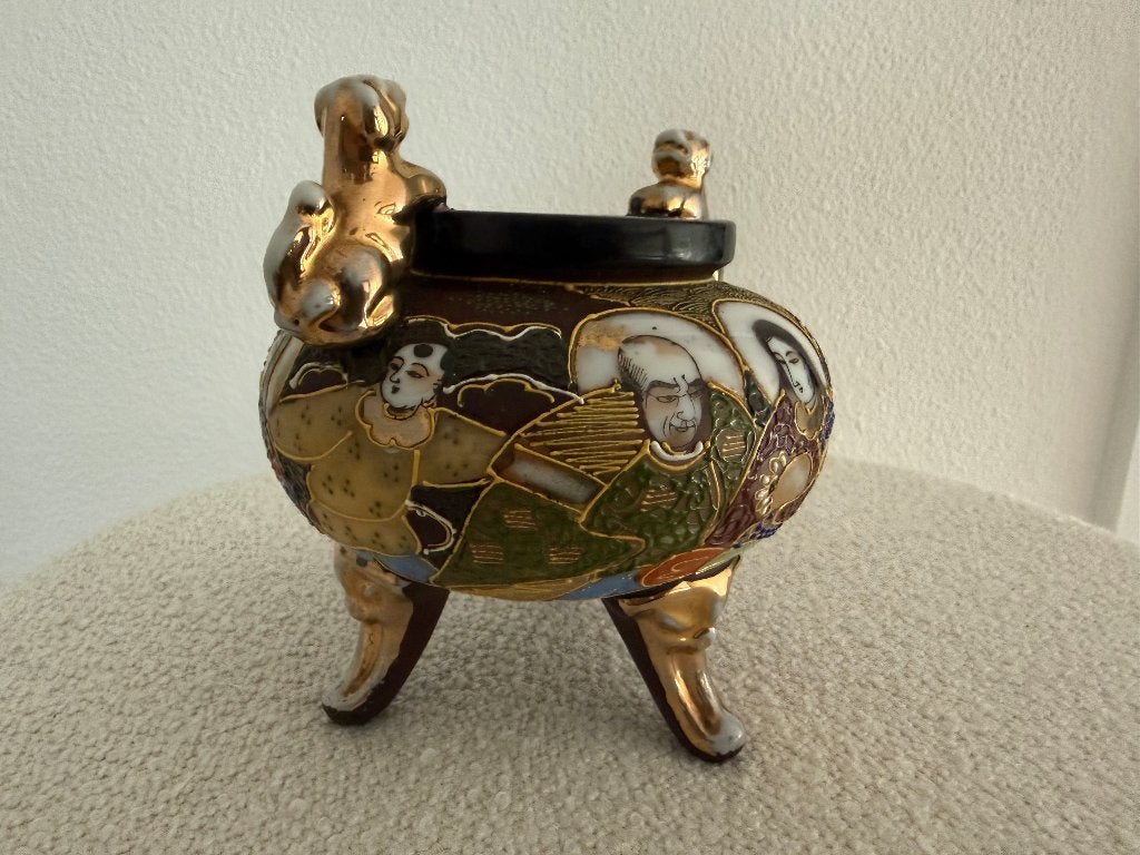Satsuma porseleinen potje, Meiji periode, Ophalen of Verzenden