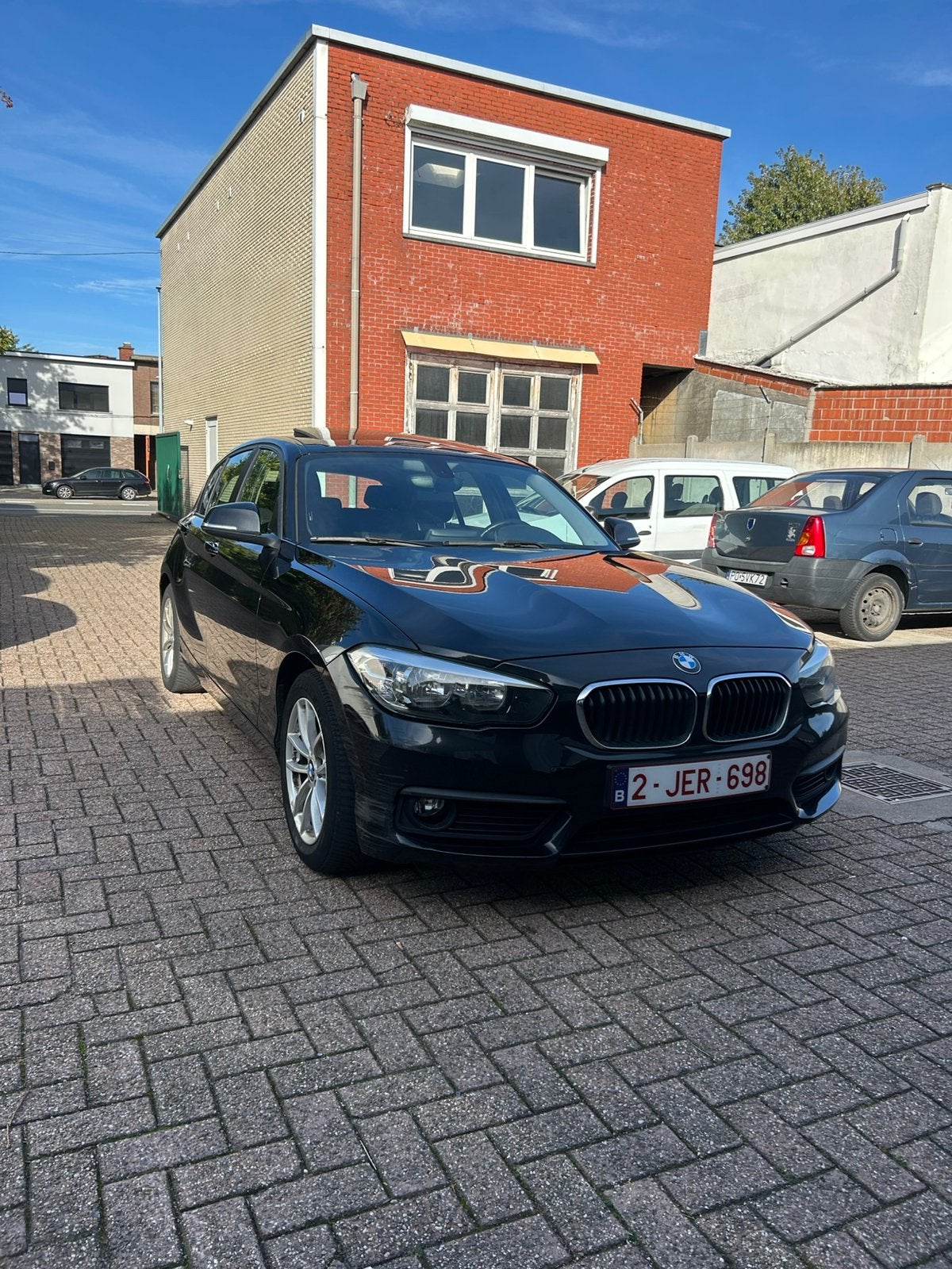 BMW 116d, Auto's, BMW, Zwart, Particulier, 3 cilinders, Open dak