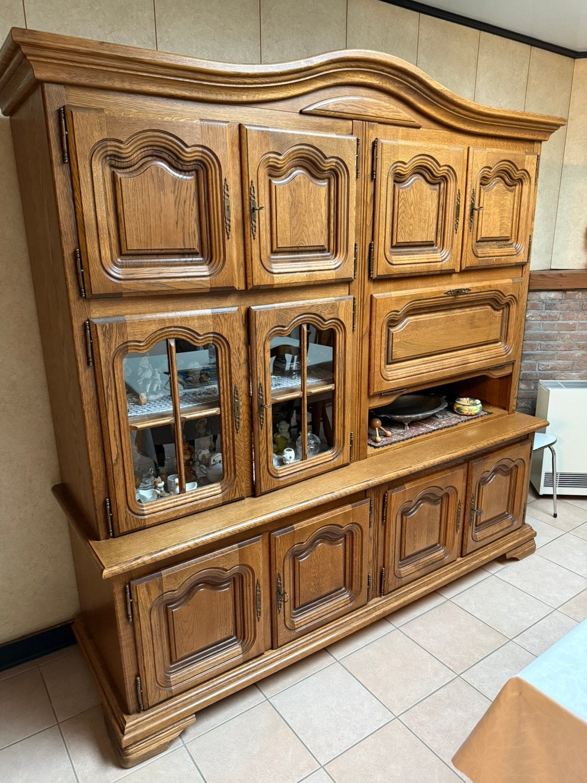 Wandkast vitrine perfecte staat ***gratis op te halen***, Ophalen, Zo goed als nieuw