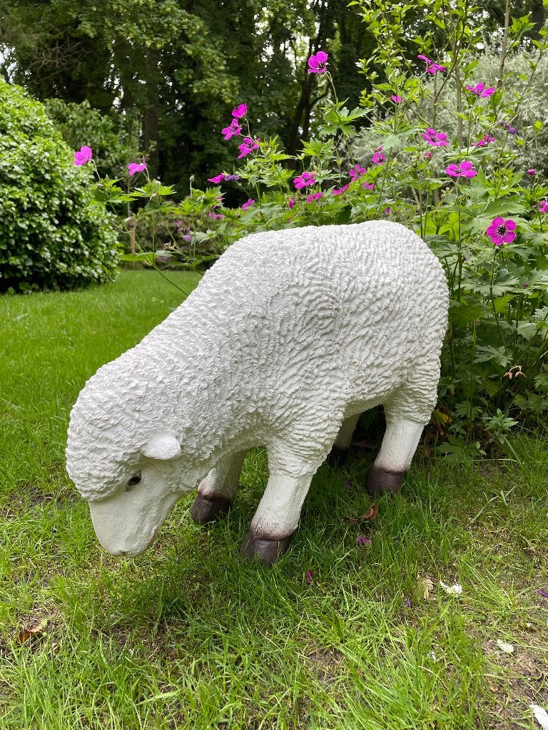 Mouton en laine mérinos, pelouse, jardin, ferme 70cm, Enlèvement, Neuf, Synthétique, Animal