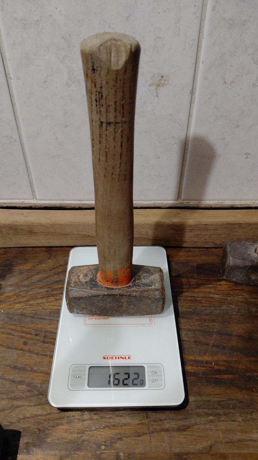 Hamer 1,6kg en 1,4kg, Bricolage & Construction, Outillage | Outillage à main, Enlèvement, Marteau