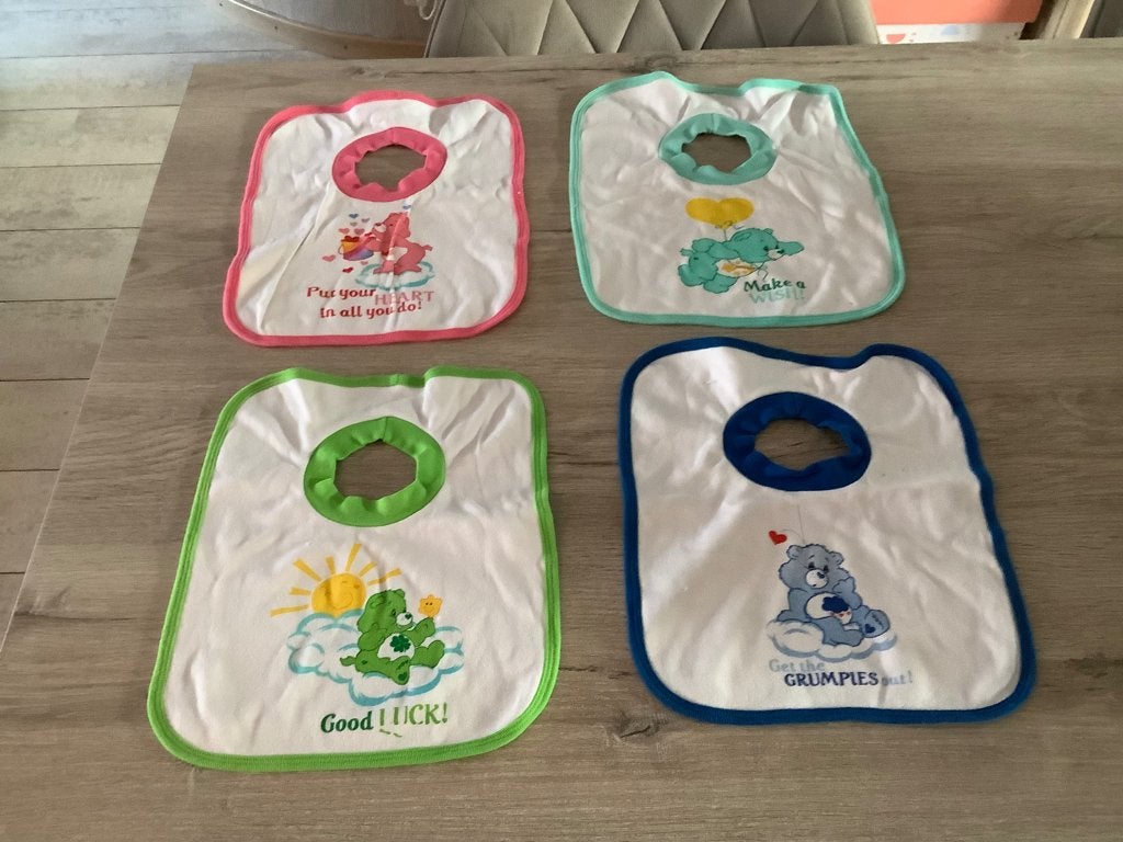 Troetelbeertjes baby bavetten set, Ophalen of Verzenden, Nieuw, Wasbare/afneembare hoes, Overige typen