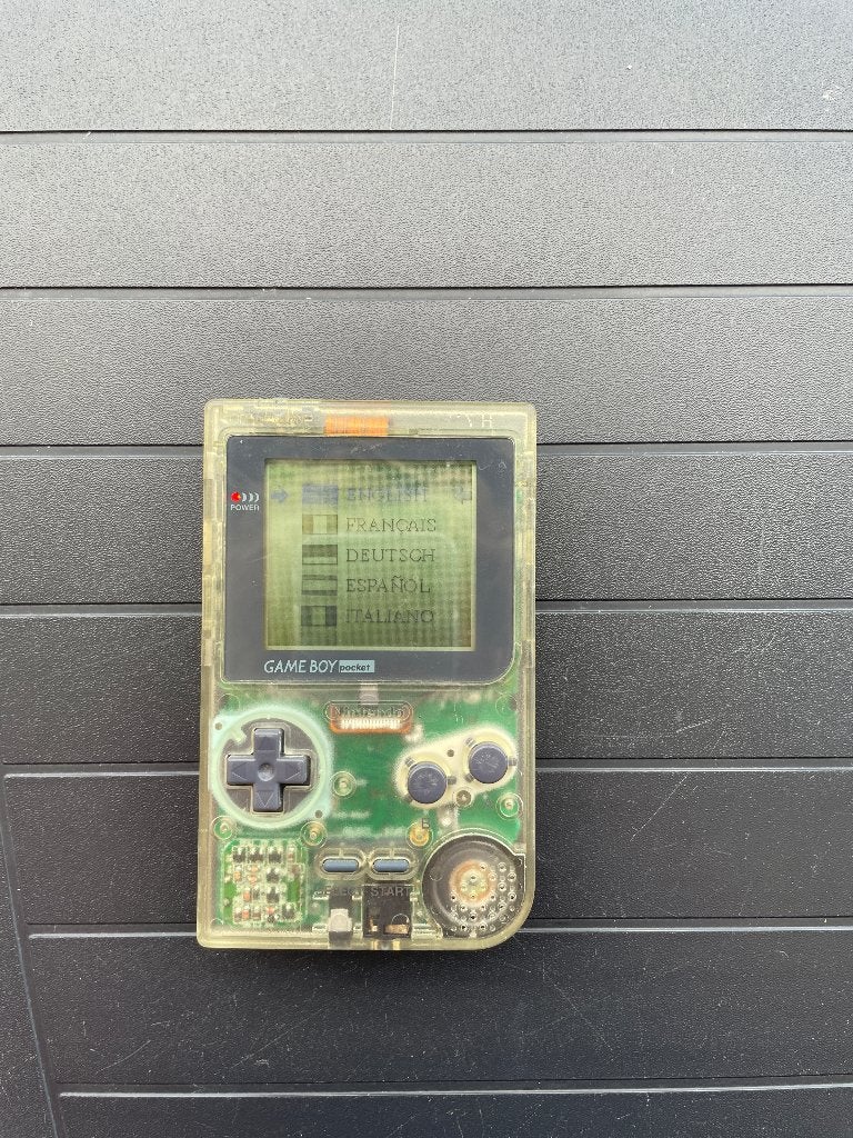 Prachtige retro Game Boy Pocket + 3 topgames–Perfecte staat!, Enlèvement ou Envoi, Comme neuf, Game Boy Pocket, Avec jeux