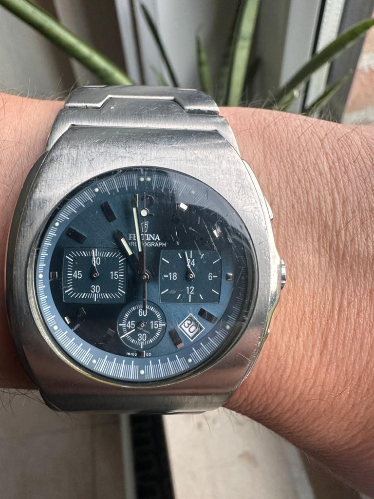 Festina 16102, Ophalen of Verzenden, Zo goed als nieuw, Staal