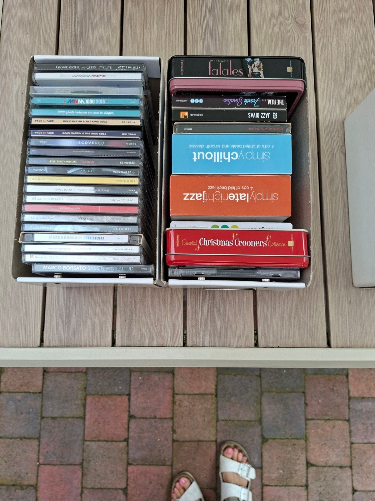 Cd's, Ophalen