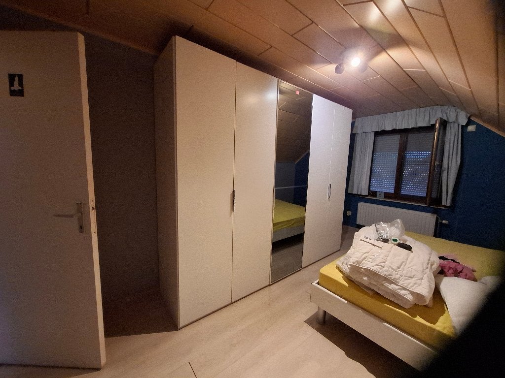 Slaapkamerkast wit, Huis en Inrichting, Ophalen, Met deur(en), 200 cm of meer, Zo goed als nieuw