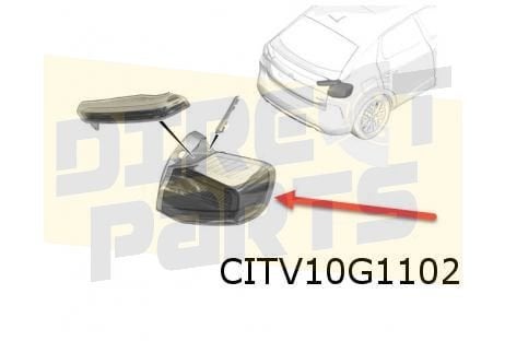 Citroën C4 achterlicht Rechts (buiten onder) Origineel! 9831, Autos : Pièces & Accessoires, Neuf, -, -, Envoi