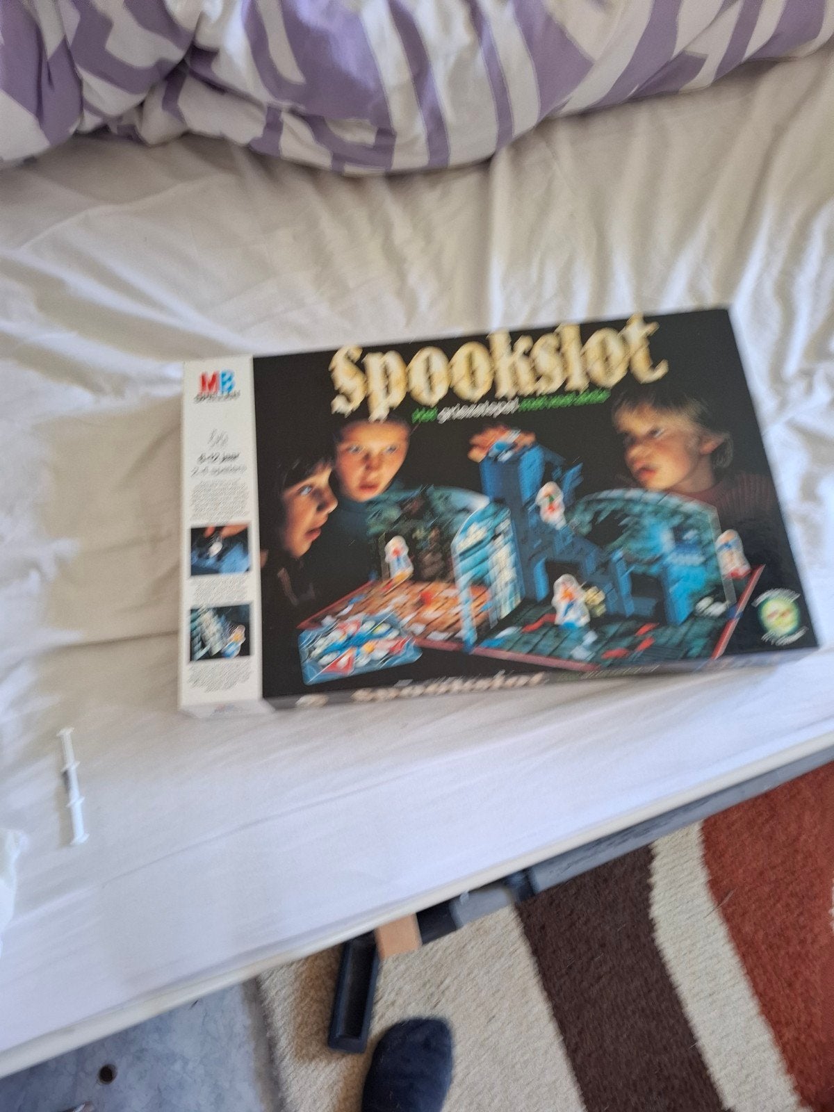 MB spookslot, Hobby en Vrije tijd, Gezelschapsspellen | Bordspellen, Drie of vier spelers, Ophalen of Verzenden, Gebruikt, MB