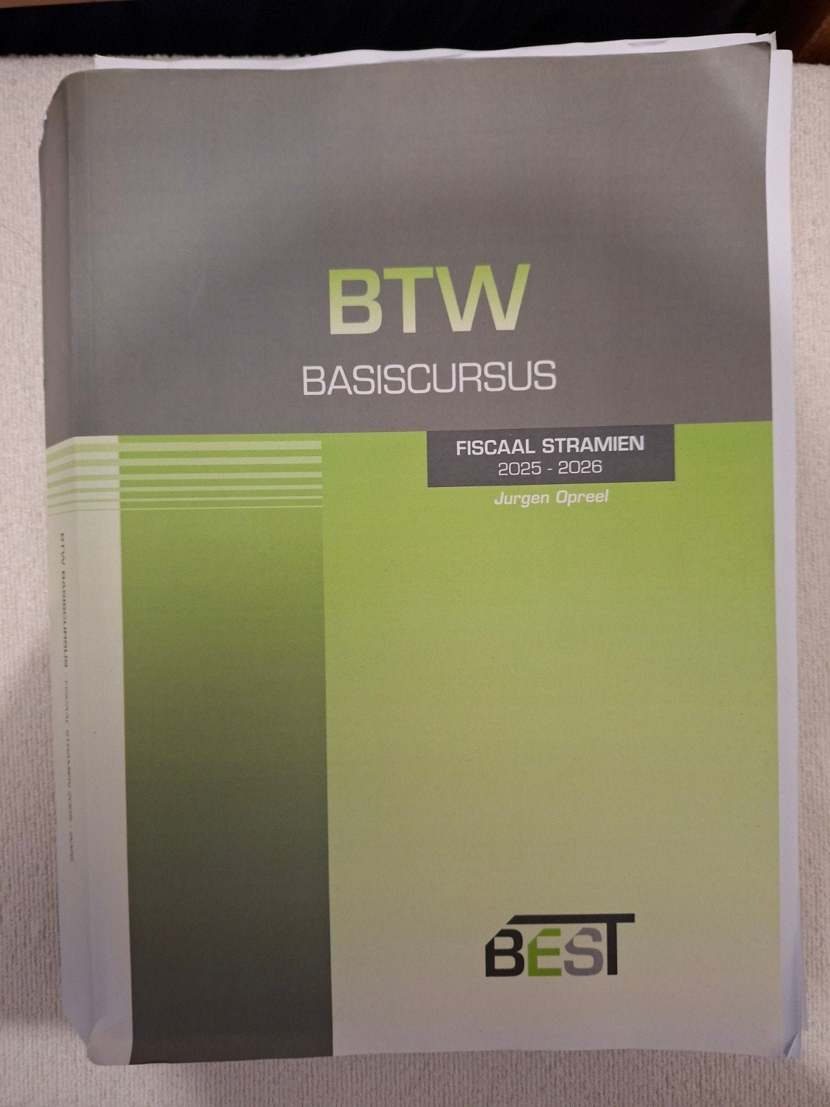 Btw basiscursus, Boeken, Ophalen