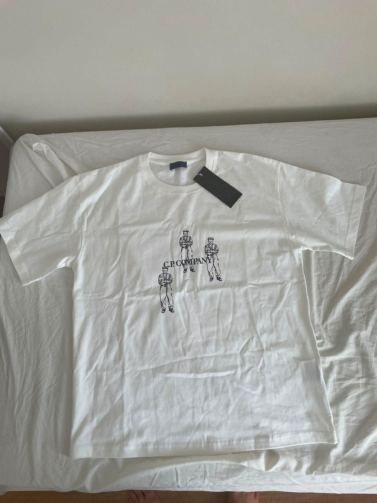 T- shirt C.P. Company, Ophalen of Verzenden, Nieuw, Maat 52/54 (L), Wit
