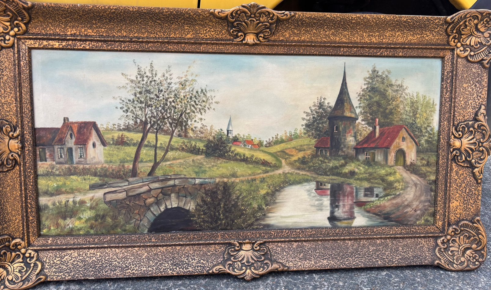 Belle peinture à l'huile, Antiquités & Art, Art | Peinture | Classique, Enlèvement, Peinture à l'huile