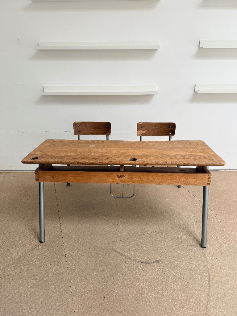Banc d'école - enfant, 83 cm, Autres marques, Bureau d'écolier, 120 cm