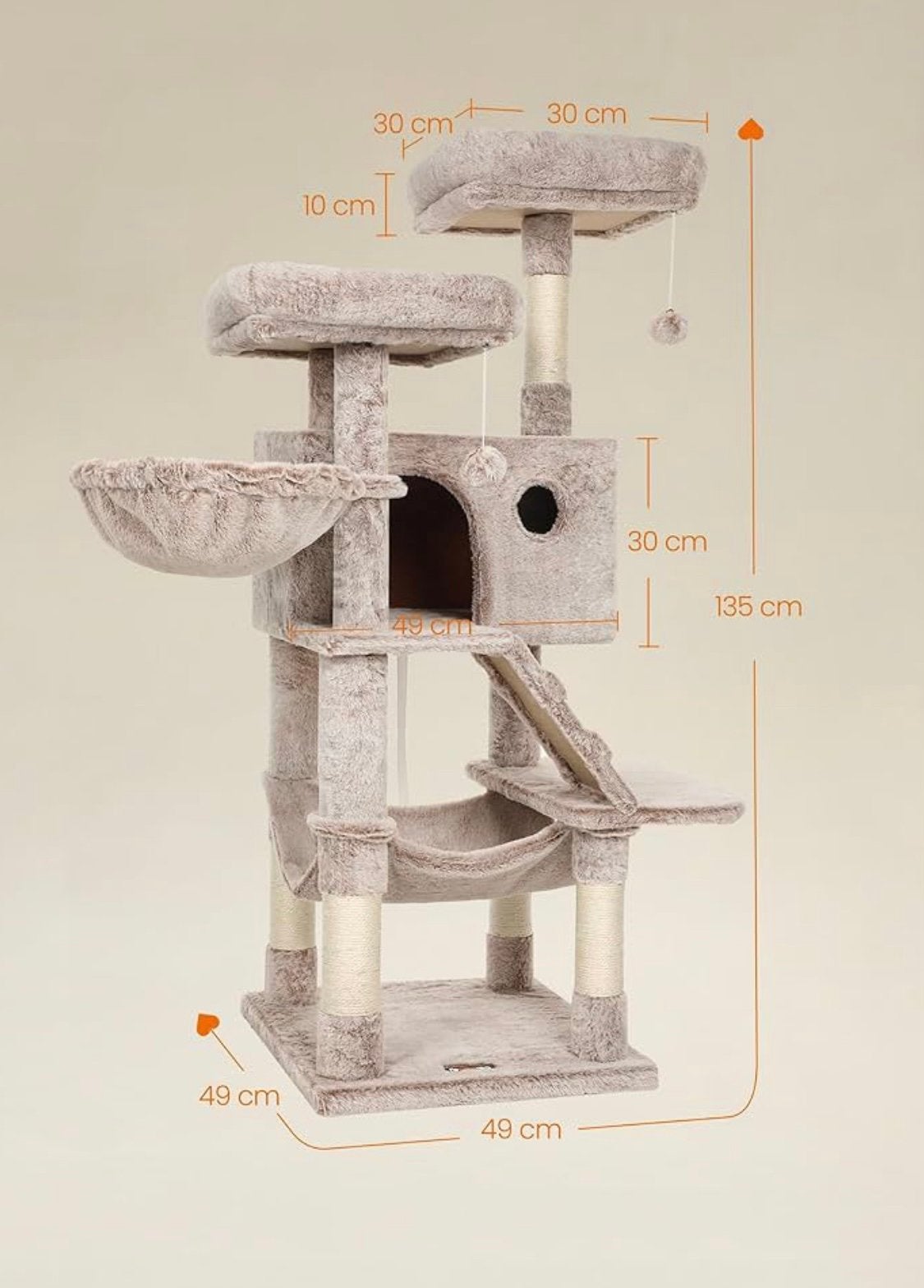 Arbre à chat, Animaux & Accessoires, Enlèvement, Comme neuf, Griffoir