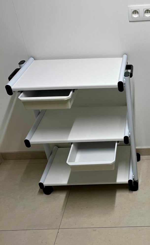 Chariot médical/esthétique blanc, Maison & Meubles, Armoires | Commodes, Enlèvement, Comme neuf