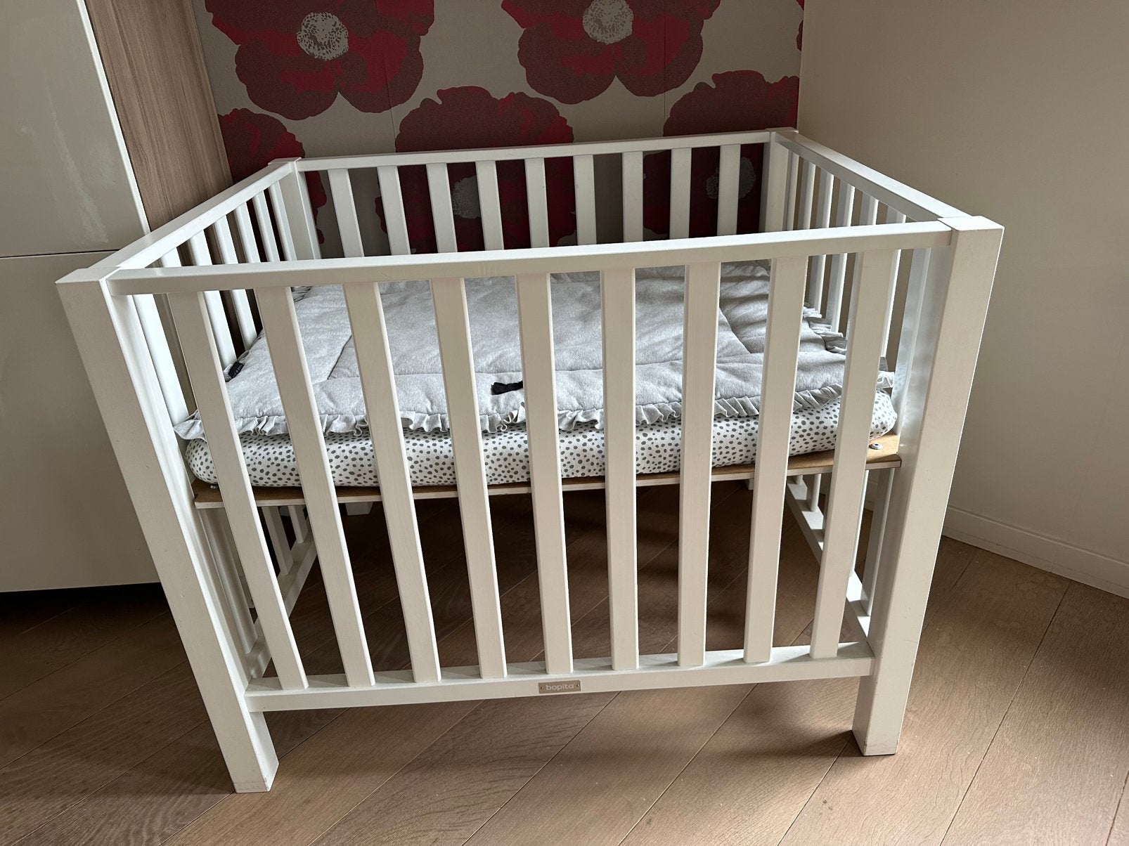 Babypark bopita, Kinderen en Baby's, Babyparken, Ophalen, Gebruikt, Rechthoekig, In hoogte verstelbaar