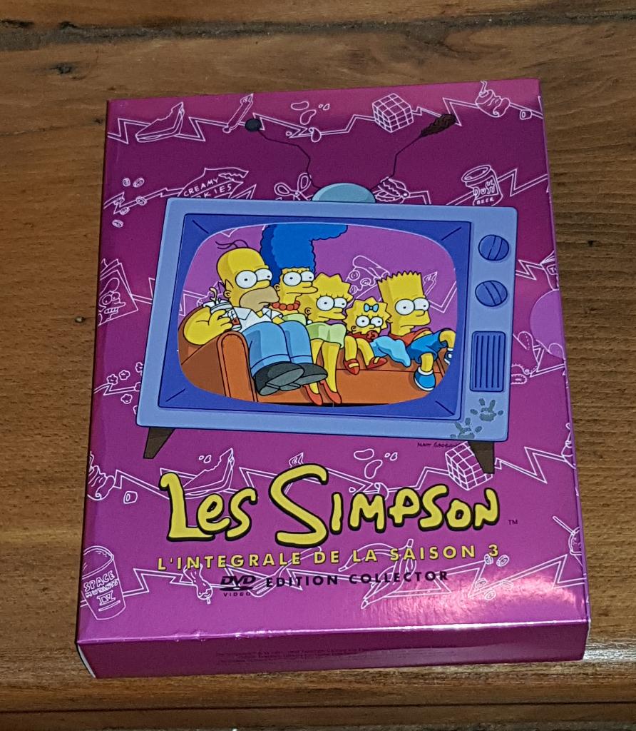 Les simpson, saison 3, À partir de 16 ans, Envoi, Utilisé, Coffret