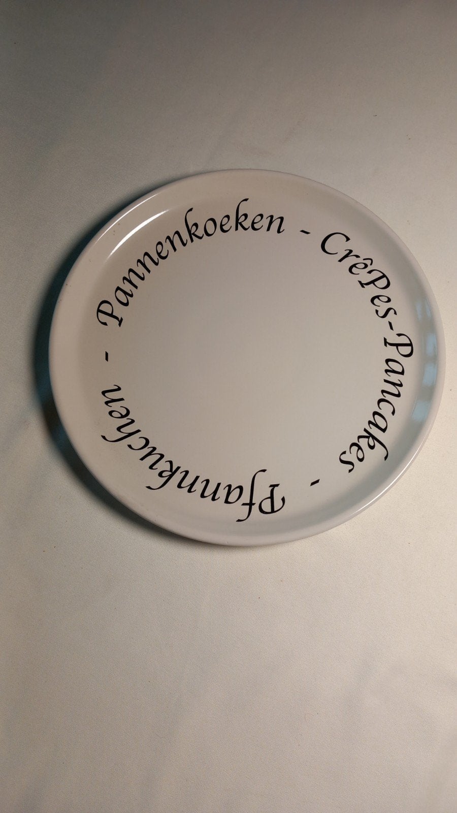 Schaal voor het serveren van pannenkoeken, Huis en Inrichting, Ophalen, Zo goed als nieuw, Keramiek, Dienblad